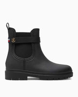 Tommy Hilfiger Stud Rubberised Nautical Rainboot Black