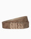 Guess Noelle Monogram Baskılı Kemer Latte Logo