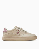 Calvin Klein Jeans Classic Cupsole Low Top Sneakers Eggshell/Dusty Rose