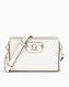 Guess Nastra Mini Ayarlanabilir Çapraz Askılı Çanta Off White