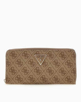 Guess Laurel Large Zip Around Cüzdan Latte Logo