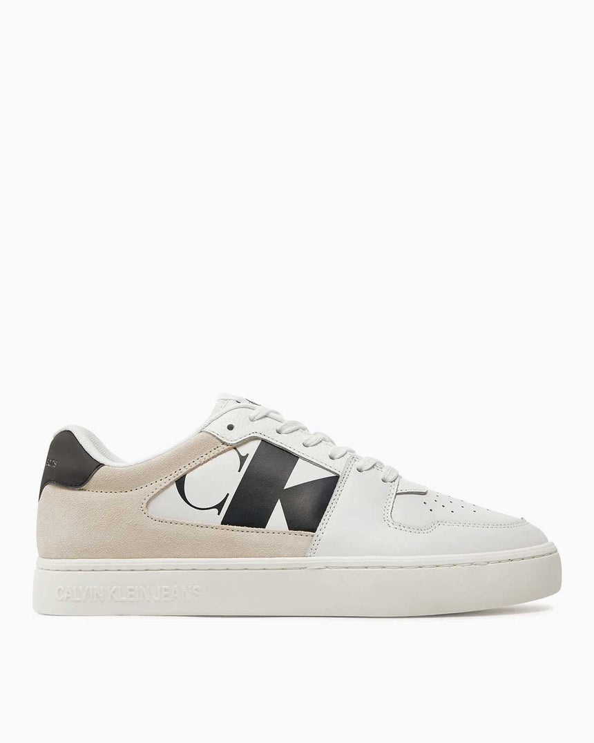 Calvin Klein Classic Cupsole Low Lace Up Sneaker Bright White/Black
