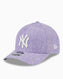 New Era Cotton Weave NY Unisex Şapka Lila
