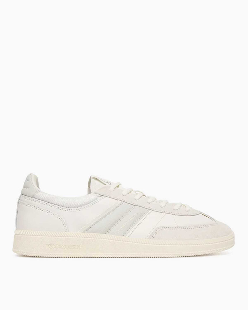 Tommy Hilfiger The Greenwich Edge Süet Erkek Sneaker Ecru/Stratus Grey