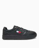 Tommy Jeans Cupsole Leather Essentials Sneaker Black