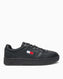 Tommy Jeans Cupsole Leather Essentials Sneaker Black