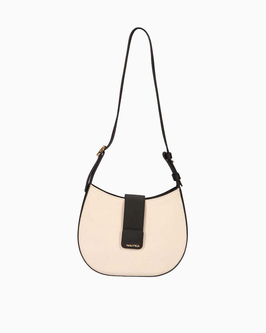Nautica Logolu El Çantası Bej - Siyah