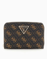 Guess Laurel Slg Medium Logolu Cüzdan Brown Logo
