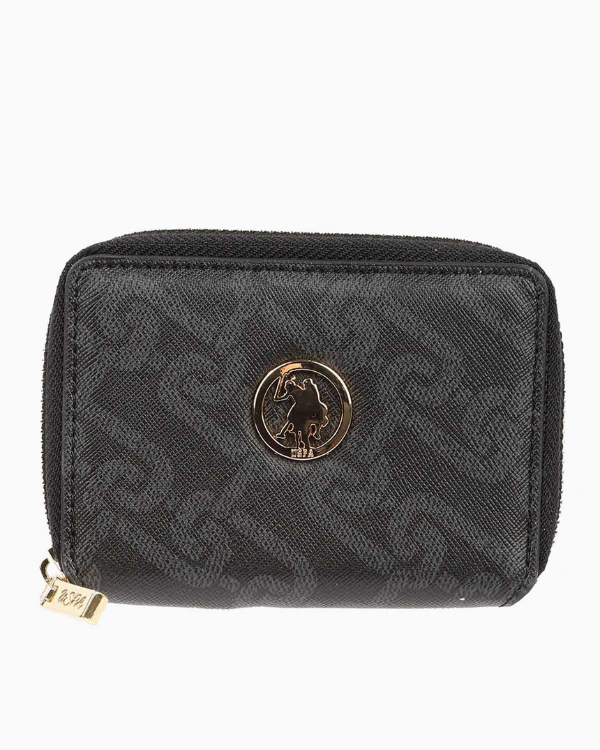 Us Polo Assn Kadın Cüzdanı Siyah-Siyah