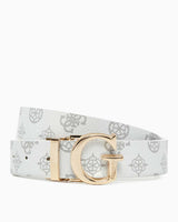 Guess Reversible Belts Kemer White Logo