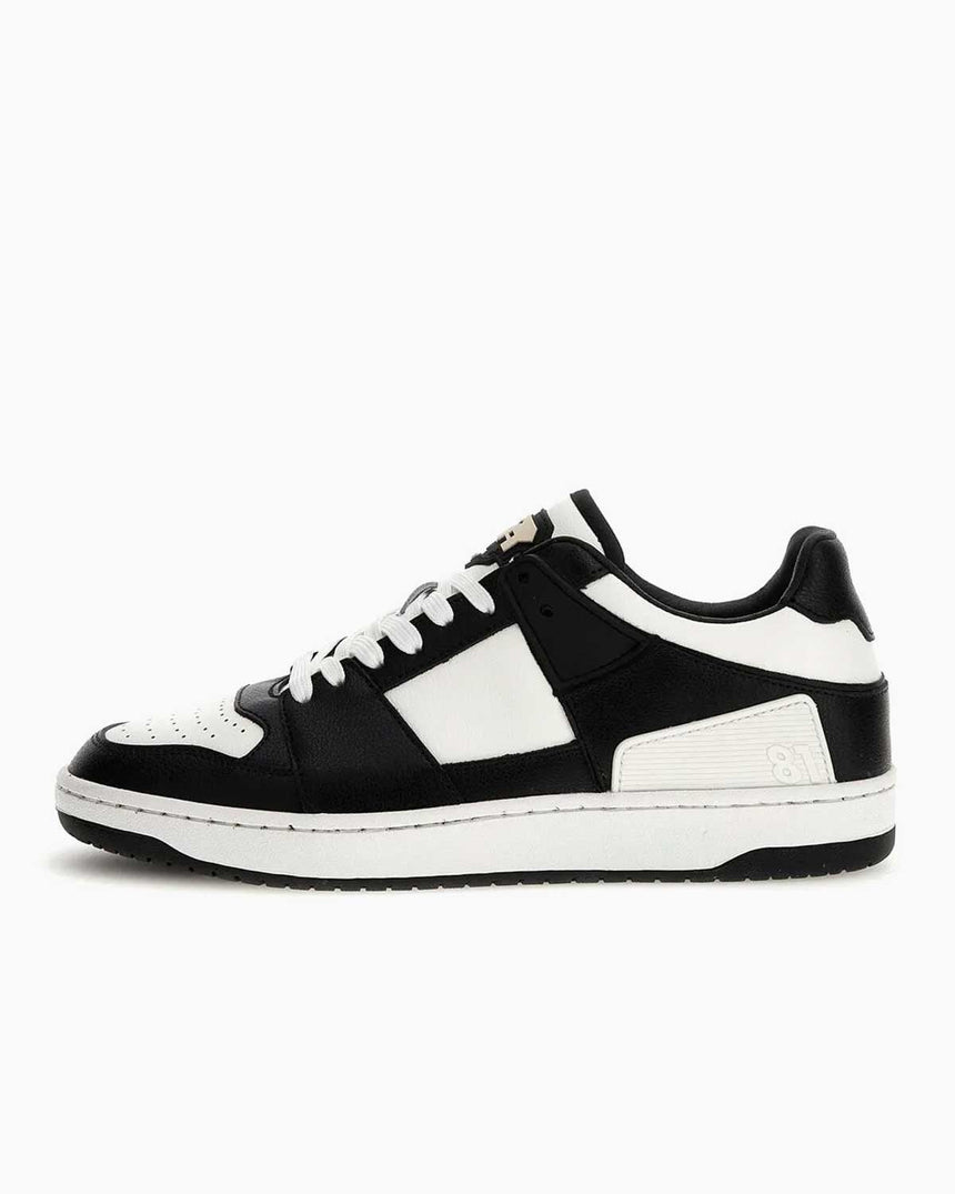 Guess Sava Low Bağcıklı Sneakers Black White