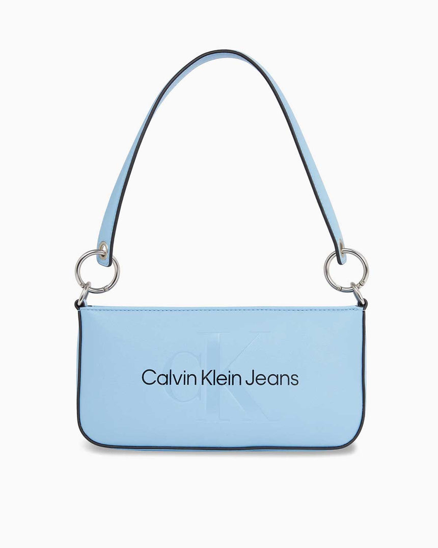 Calvin Klein Sculpted Shoulder Pouch Omuz Çantası Blue Shadow