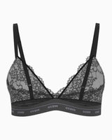 Guess Jane Triangle Logolu Bralet Jet Black