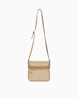 Us Polo Assn Ön Cep Fermuar Detaylı Çapraz Askılı Çanta Bej