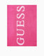 Guess Towel Jacquard Plaj Havlusu Boungainvillea Pink
