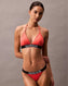 Calvin Klein Triangle Swim Tops Bikini Üstü Dazzling Coral
