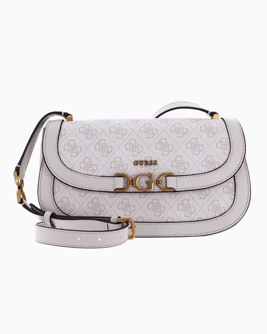 Guess Crossbody Flap Kapaklı Çapraz Askılı Çanta Dove Logo