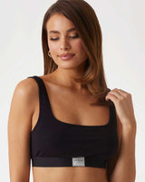 Guess Tessa Logolu Bralet Jet Black A996