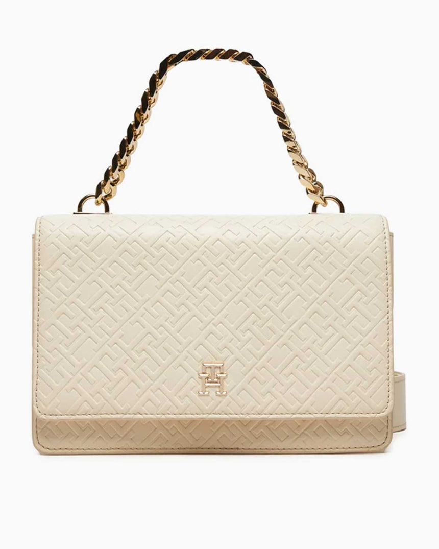 Tommy Hilfiger Refined Med Crossover Çapraz Askılı Çanta Beige