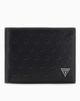 Guess Madrid Torino Katlanabilir Erkek Deri Cüzdan Black