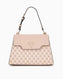 Guess Wave Handle Flap Logolu El Çantasıı Blush Logo