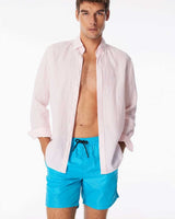 Guess Swimtrunk Bottoms Deniz Şortu Diamond Blue Embossed