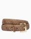 Guess Adelasia 25mm Kadın Ayarlanabilir Kemer Latte Logo