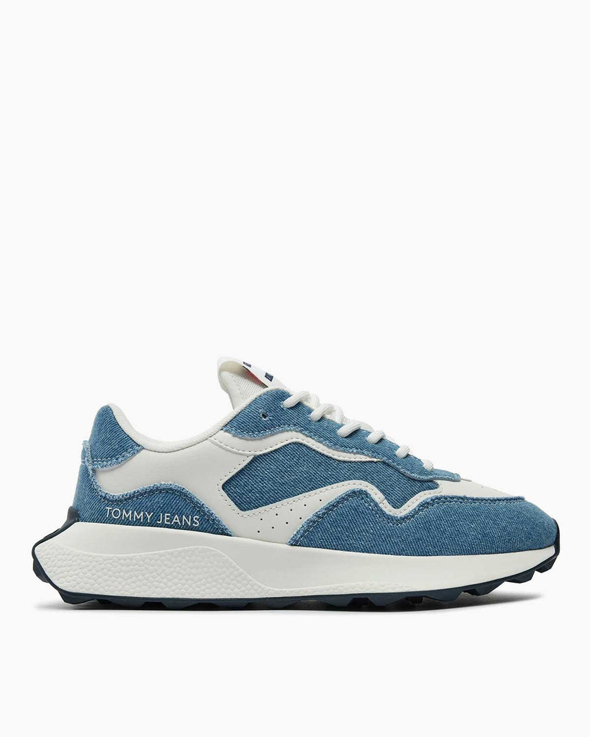 Tommy Hilfiger TJW Retro Runner Denim Kadın Sneaker Denim