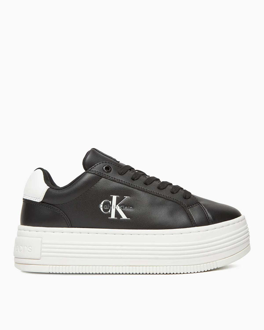 Calvin Klein Bergen Cesur Flatform Kadın Sneaker Bright White/Black