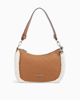 Guess Davika Hobo Monogram Baskılı Omuz Çantası