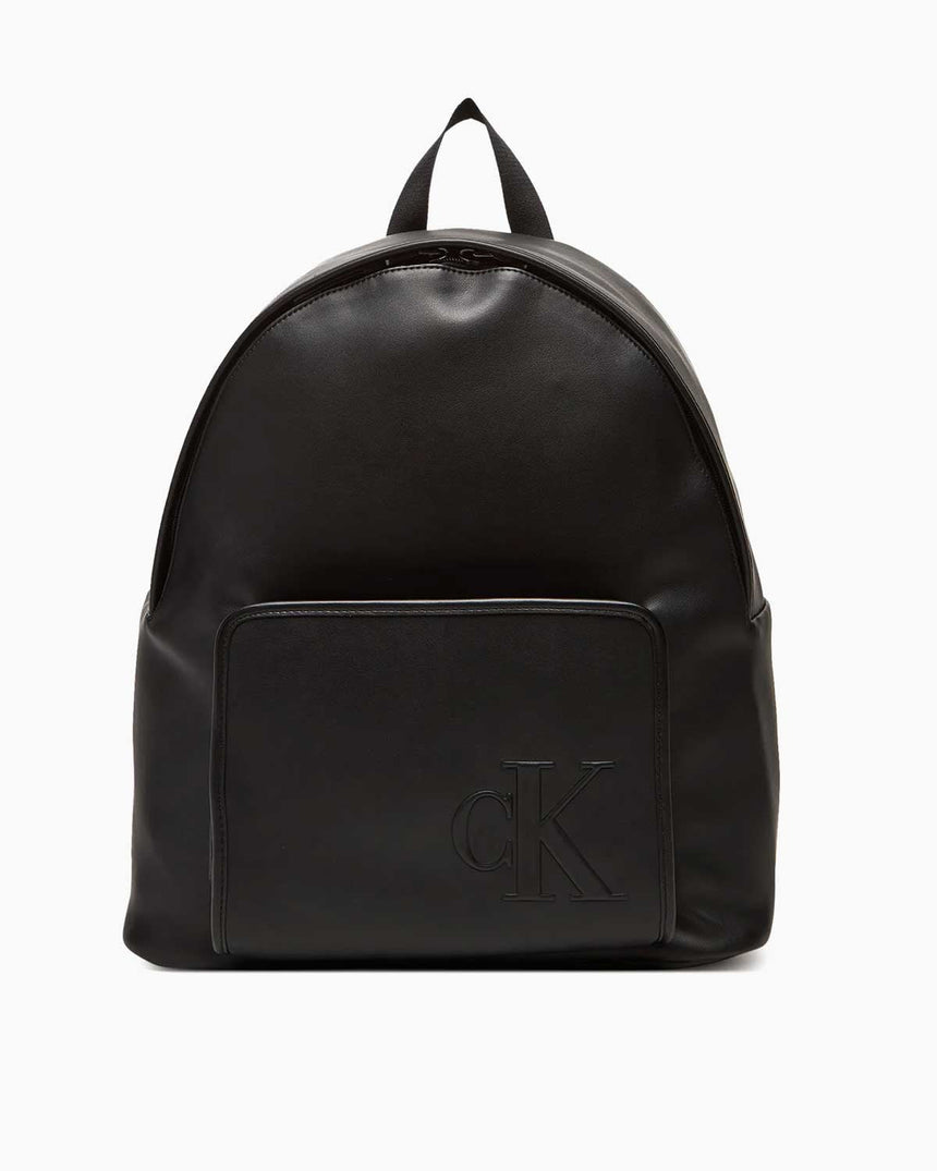 Calvin Klein Kabartma Baskılı 40 Erkek Sırt Çantası Black
