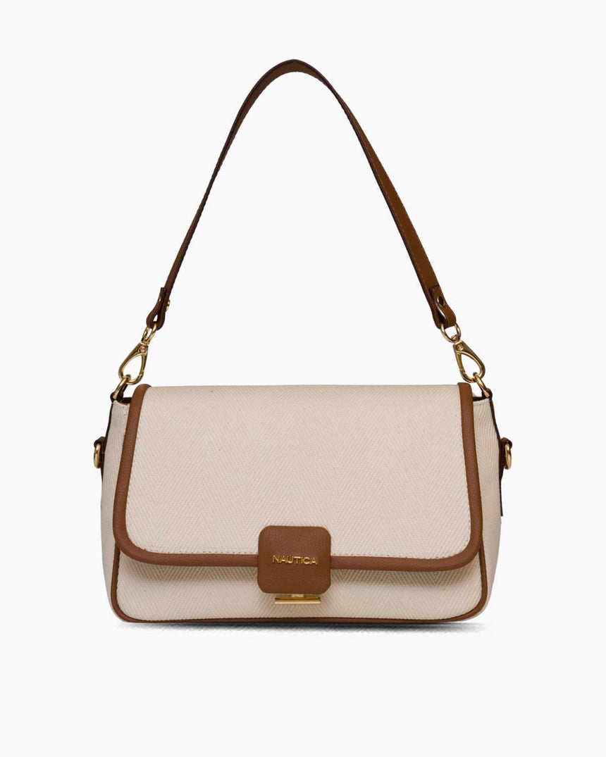 Nautica Kadın Omuz Çantası Bej - Taba