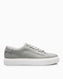 Calvin Klein Low Top Lace Up Deri Erkek Sneaker Smog Grey