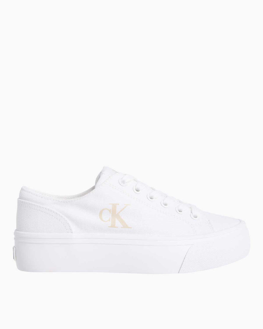 Calvin Klein Vulc Flatform Sneaker Triple Bright White