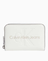 Calvin Klein Sculpted Zip Around Mono Cüzdan Tofu