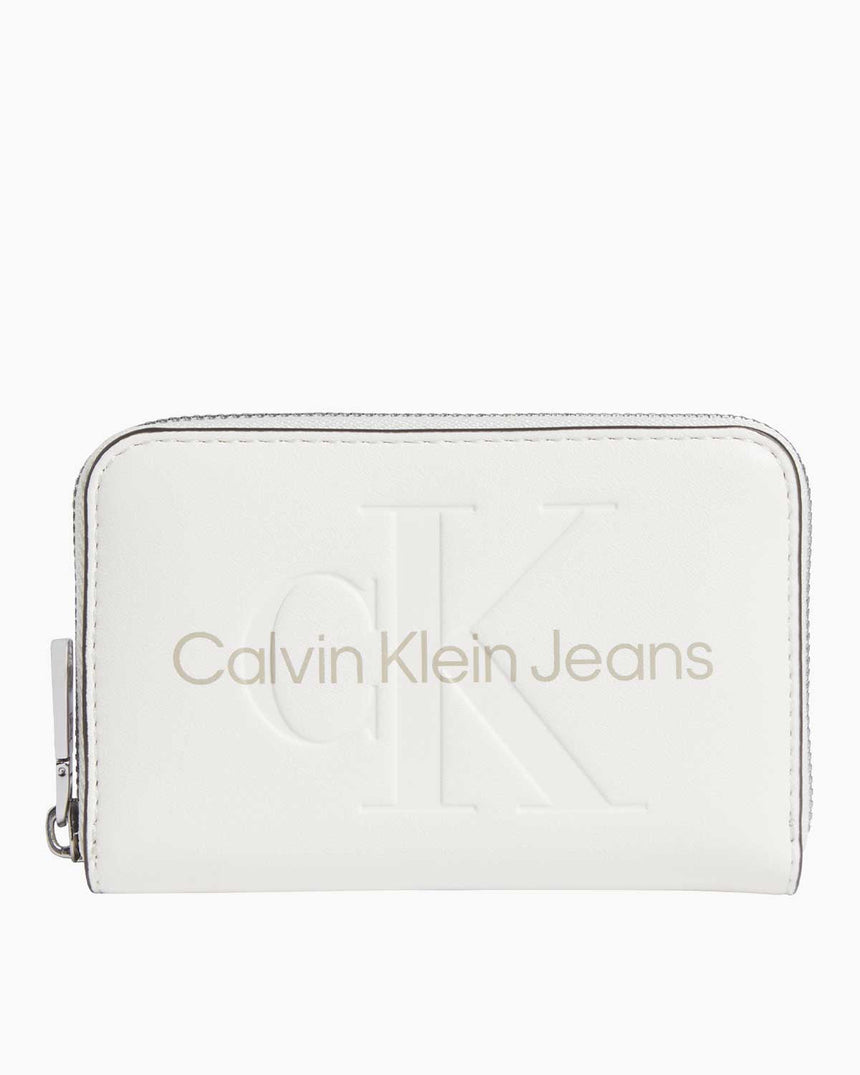 Calvin Klein Sculpted Zip Around Mono Cüzdan Tofu
