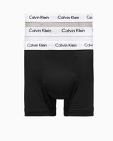 Calvin Klein Trunk 3Pk Underwear Bottoms Boxer Black/Grey Heather/White