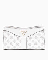 Guess Dorys Logo Desenli Çapraz Askılı Çanta White Logo