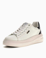 Guess Elbina10  Kadın Deri Sneaker White Silver