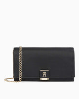Tommy Hilfiger Heritage Flap Chain Çapraz Askılı Çanta Black