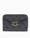 Guess Access Orta Boy Fermuarlı Kadın Cüzdan Coal Logo