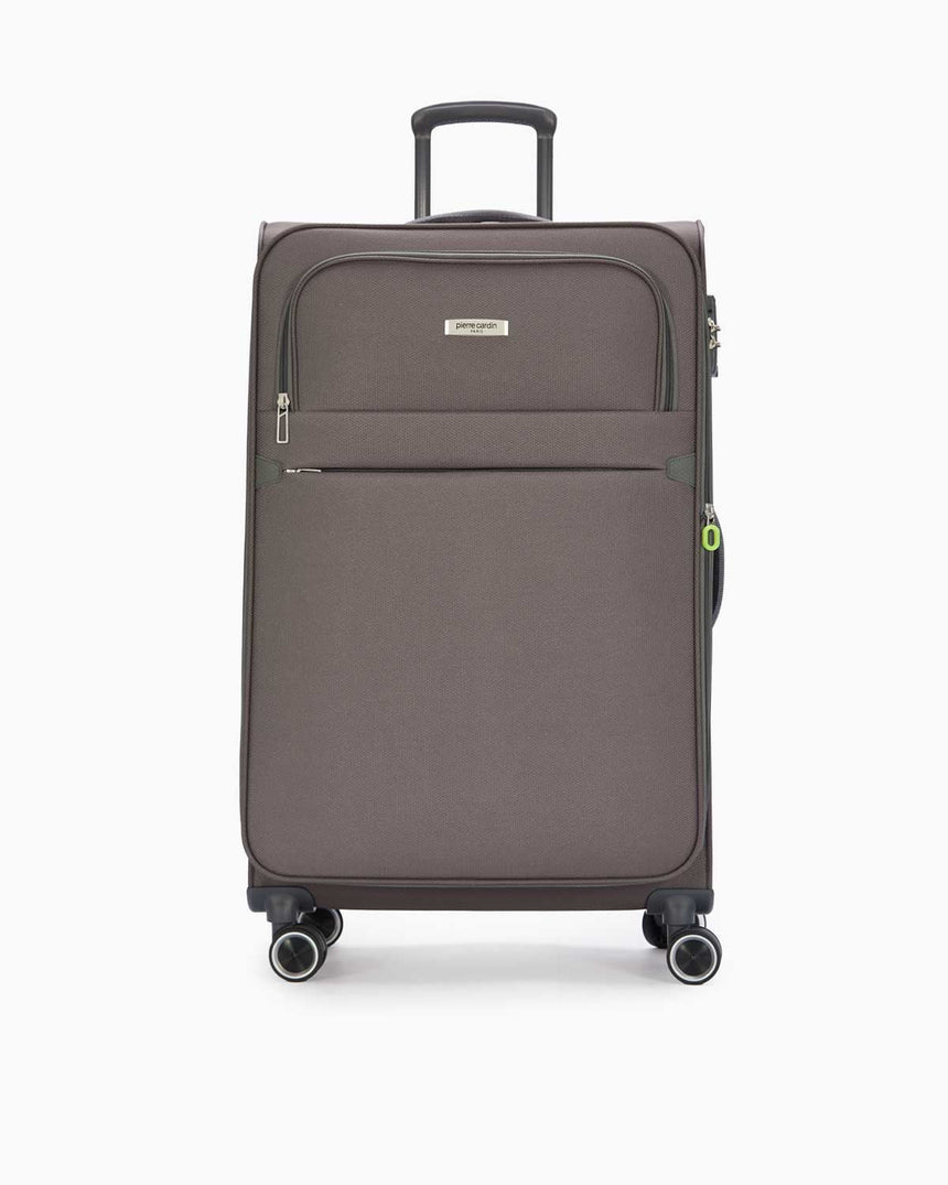 Pierre Cardin Büyük Boy Kumaş Valiz Antrasit