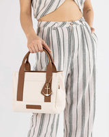 Nautica Uzun Askı Detaylı El Çantası Bej - Taba