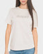 Guess Eleanora Logo Baskılı Tshirt Muted Stone