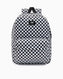 Vans Old Skool Check Damalı Desen Unisex Sırt Çantası Siyah - Beyaz