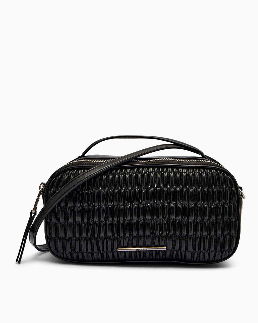Calvin Klein Kırma Dantelli Camera Bag Kadın Çapraz Askılı Çanta Black