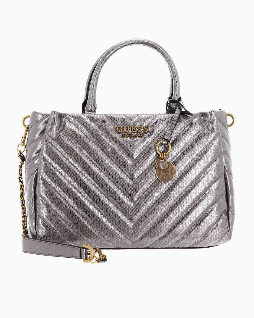 Guess Jania Society Satche El Çantası Pewter