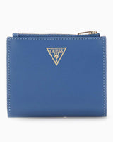 Guess Miriam Trifold Fermuarlı Cüzdan Blue