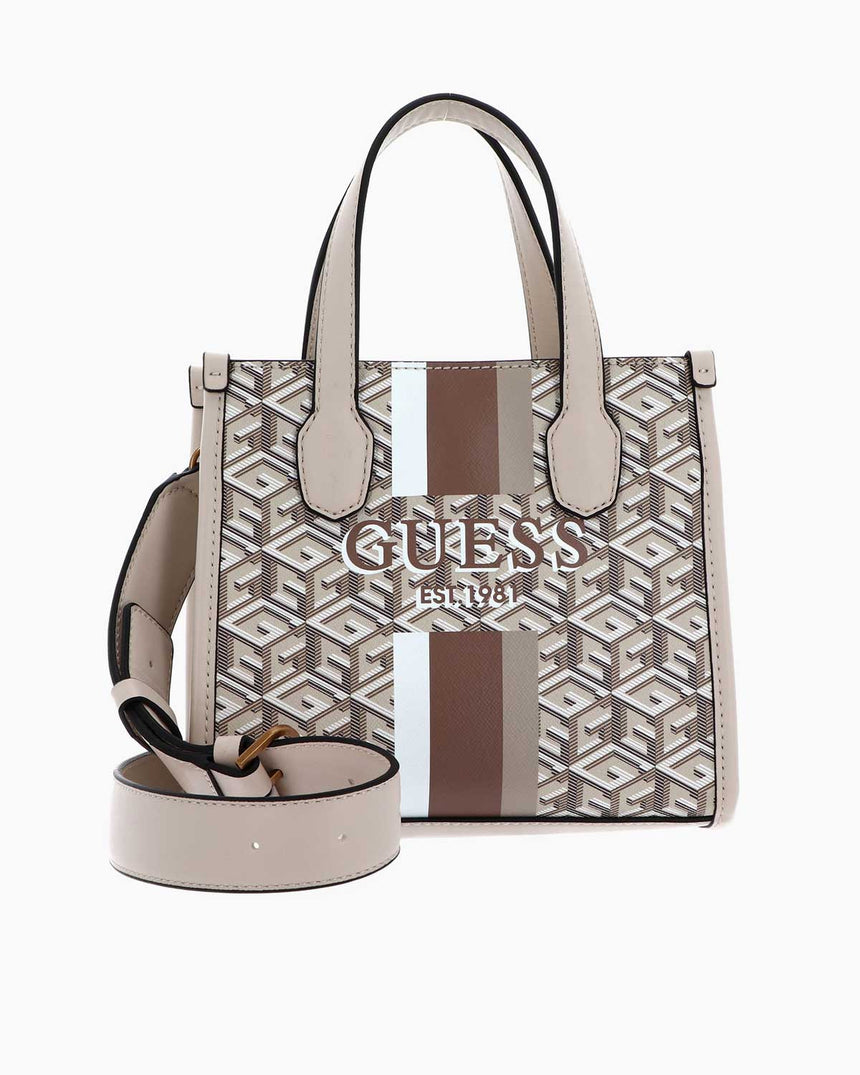 Guess Silvana Compartment Monogram Mini El Çantası