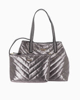 Guess Vikky Tote Omuz Çantası Pewter